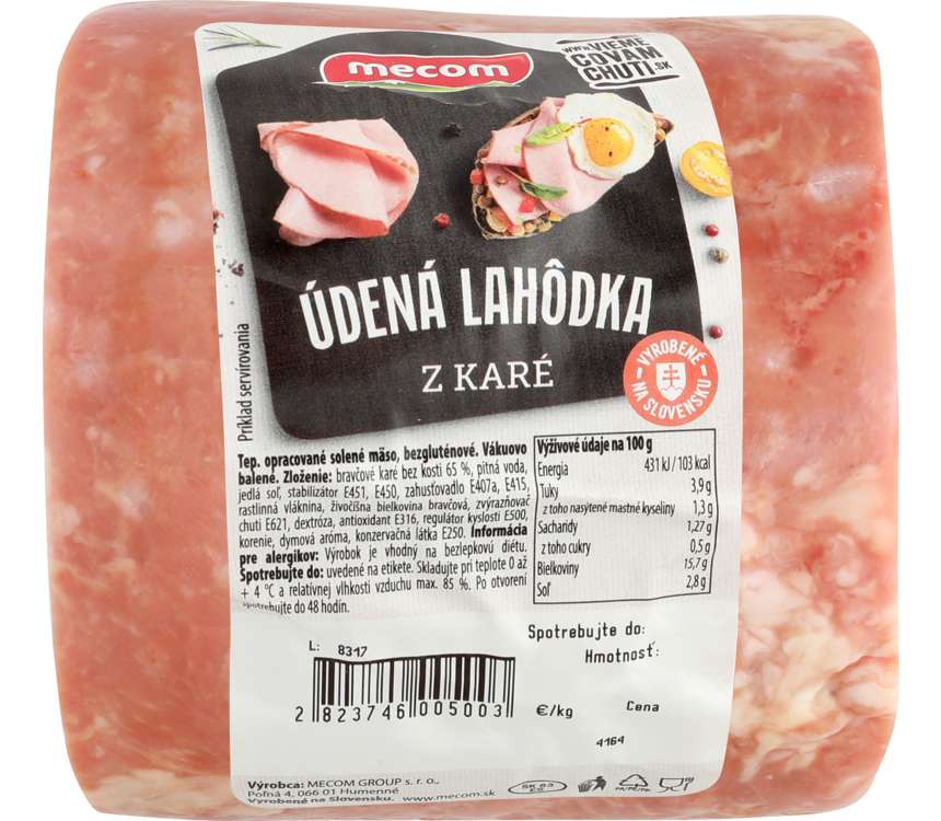 Údená lahôdka z karé