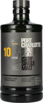Bruichladdich Port Charlotte Heavily Peated 10YO 50% 0,70 L