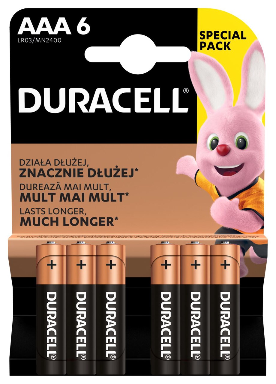 Batérie Basic AAA Duracell 6ks