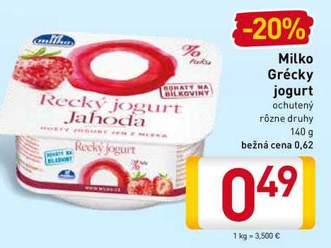 Milko Grécky jogurt 140 g