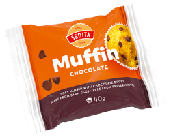 Muffin čokoládové kúsky, 40...