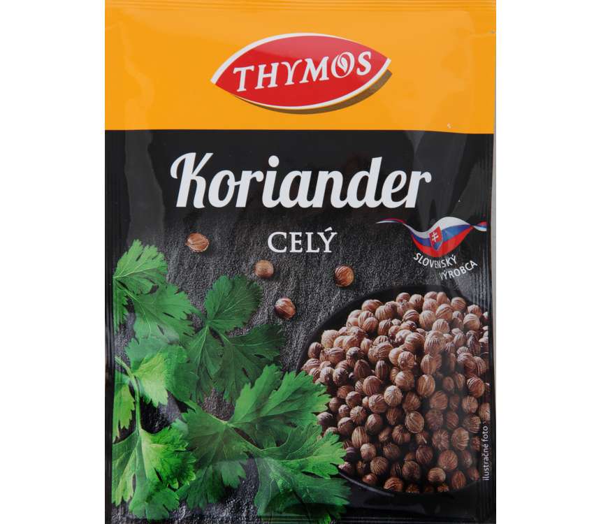 Koriander
Chilli papričky