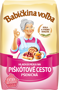 Múka hladká na piškótové cesto,...