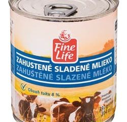 FL ZAHUSTENÉ SLADENÉ MLIEKO