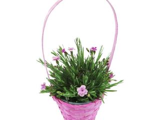 Klinček Pink Kisses v košíku
