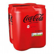 COCA-COLA ZERO 4x330ml PLECH