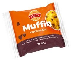 Muffin čokoládové kúsky, 40...