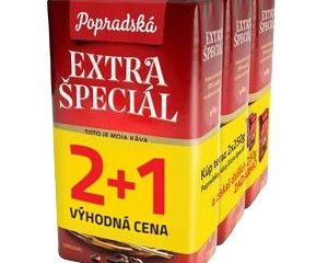 Káva Extra špeciál, 250 g, 2+1